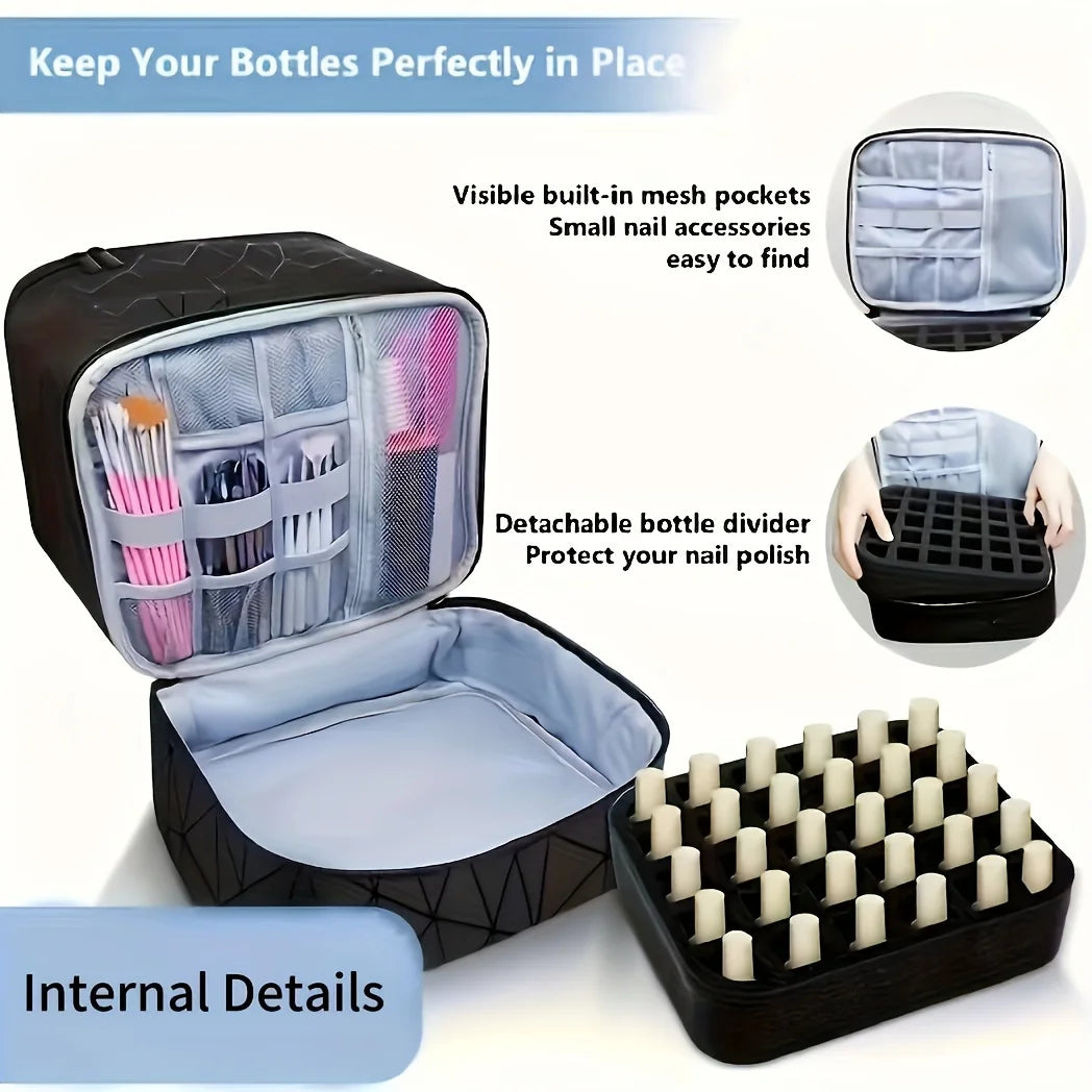 Dobbeltlags neglelakk-organiseringsboks