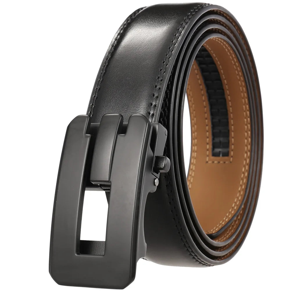 Men’s Automatic Buckle Leather Belt