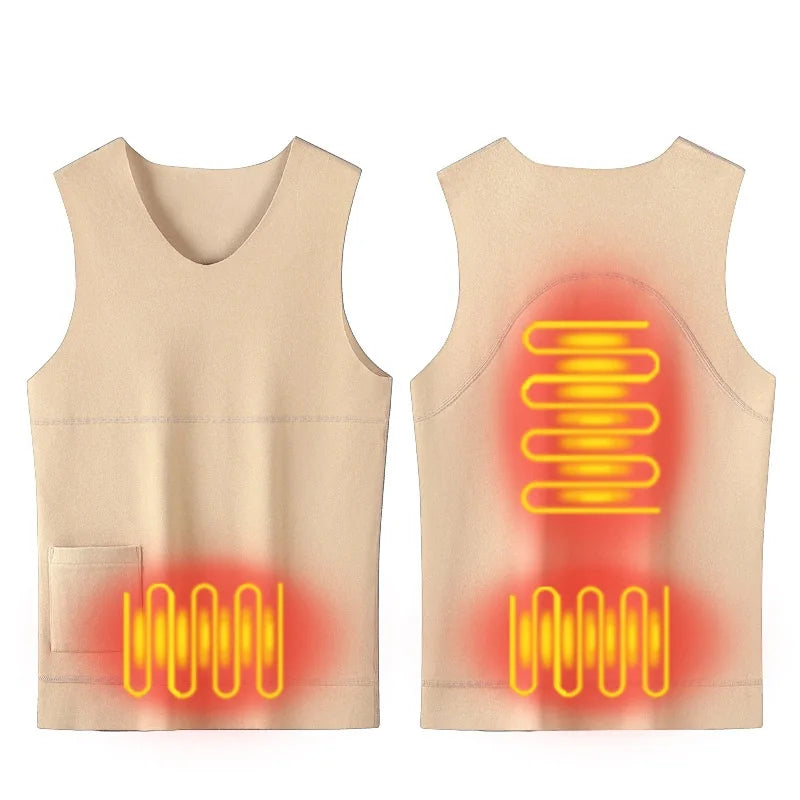 Gilet chauffant sans couture