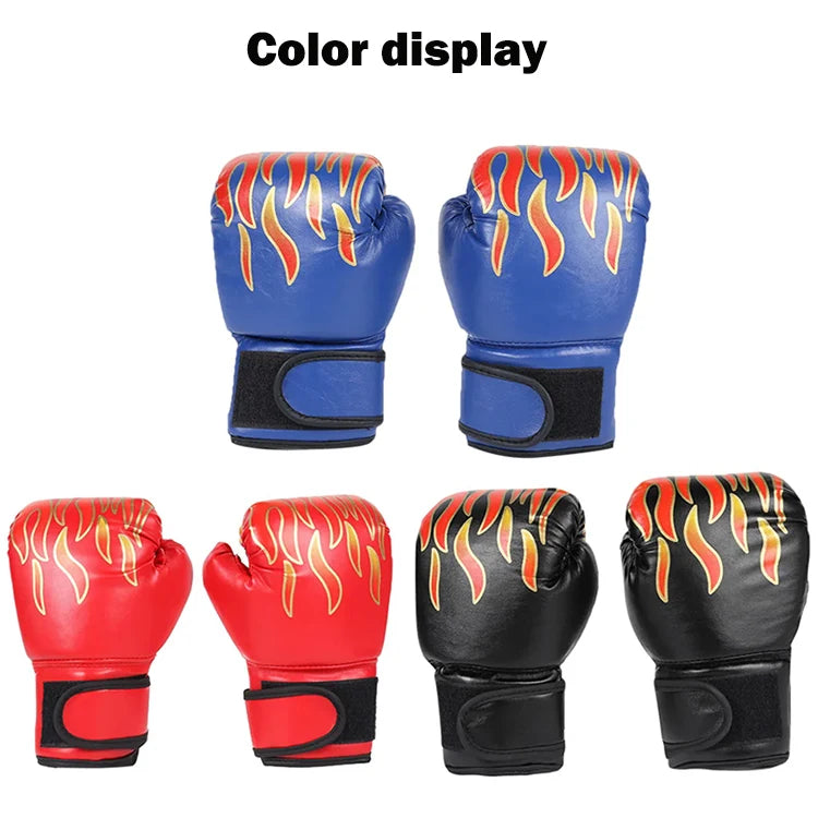 Guantes de boxeo de entrenamiento para niños Guantes de fitness de combate de Taekwondo para entrenamiento de golpes Guantes de protección de boxeo para adultos