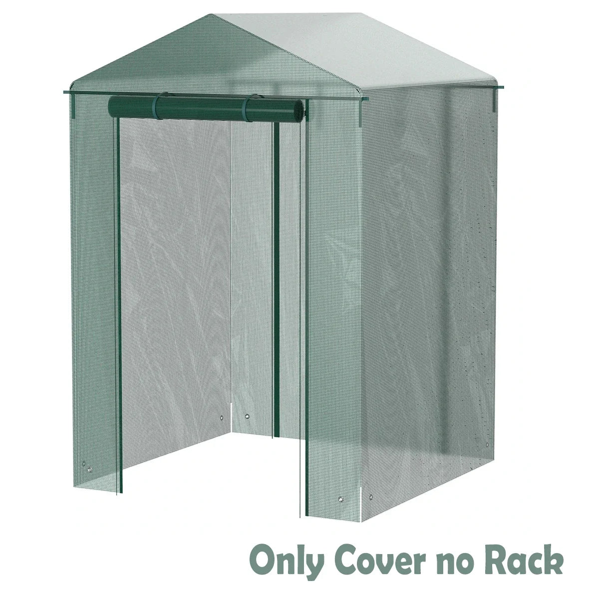 Drivhus for utendørs bruk Bærbart innkjøringsdrivhus Plantehage Drivhus Vinter Sommer Stort hagehus med dør