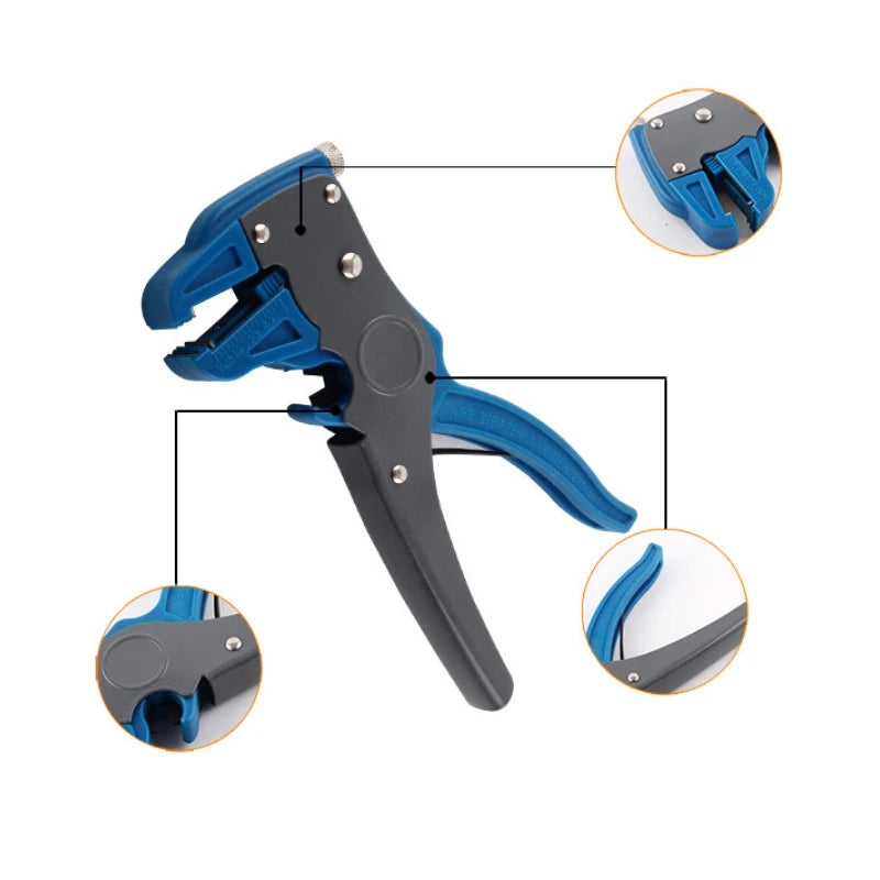Electrician Wire Peeler Hand Tools Multifunctional Wire Stripper Pliers Multi-stranded Rows Thin Wire Cable Olecranon Peeler