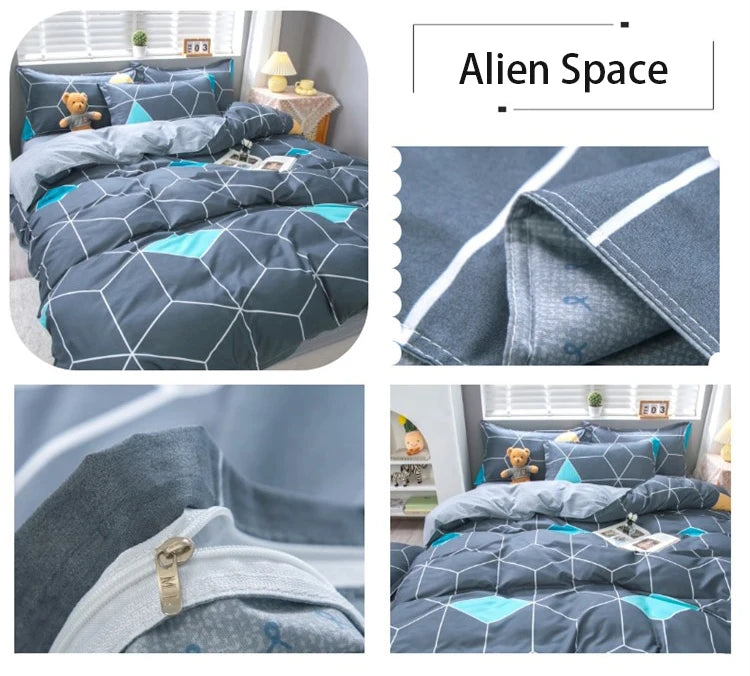 Funda nórdica de cuadros sencilla 220x240, funda de edredón nórdica para 2 personas, 1 funda de edredón para cama doble, queen y king size 135 150x200