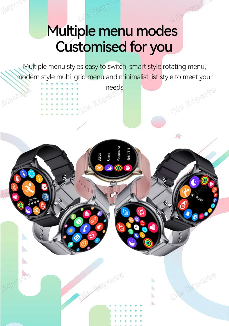 New Smart Watch Men Women Full Touch Screen Sport Fitness Watch IP67 Waterproof Bluetooth Android IOS Smartwatch For Xiaomi