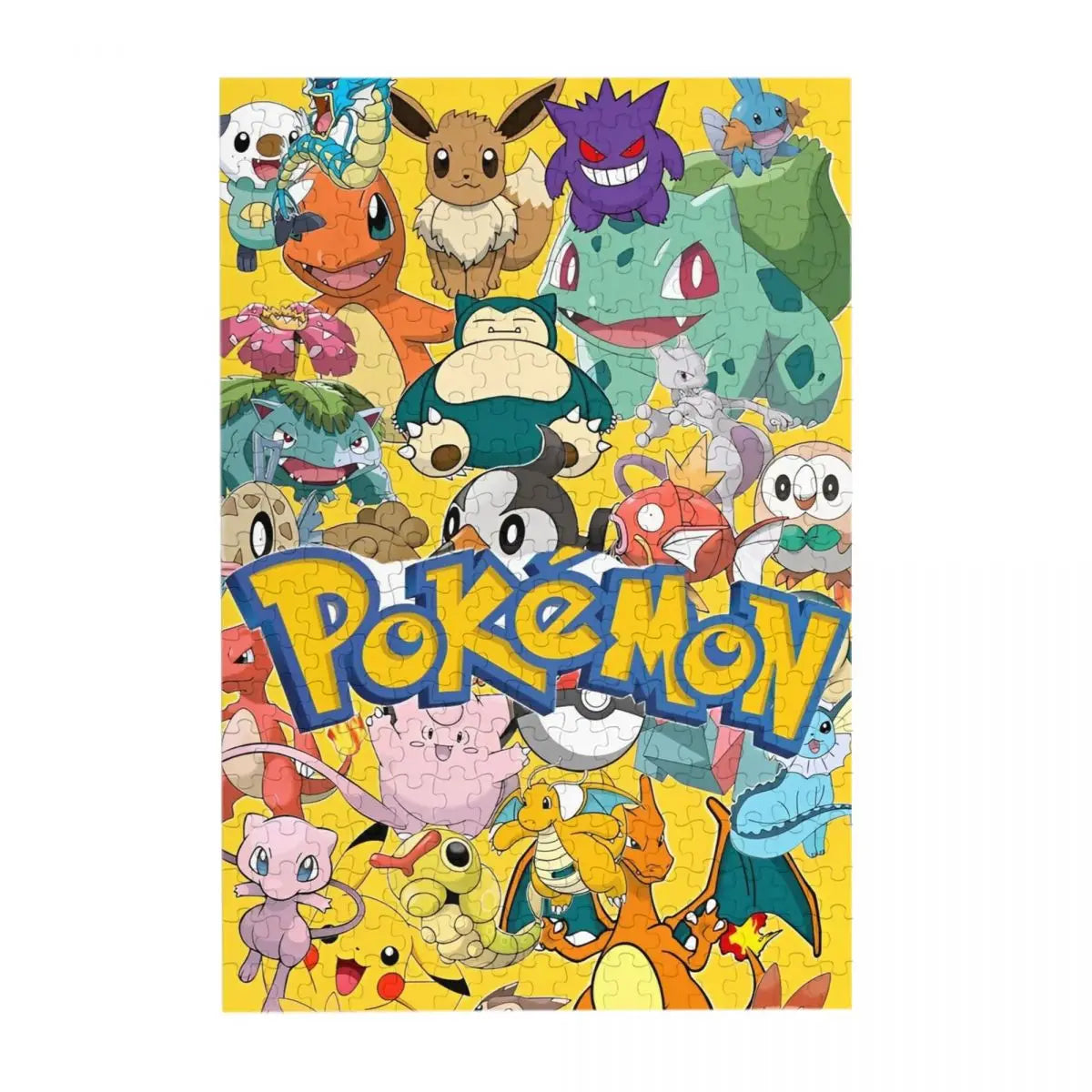 Pokemon Characters Pikachu Cartoon Wooden Puzzles for Children Jigsaw Puzzles 300 Pieces Educational Toys Gift for Kids