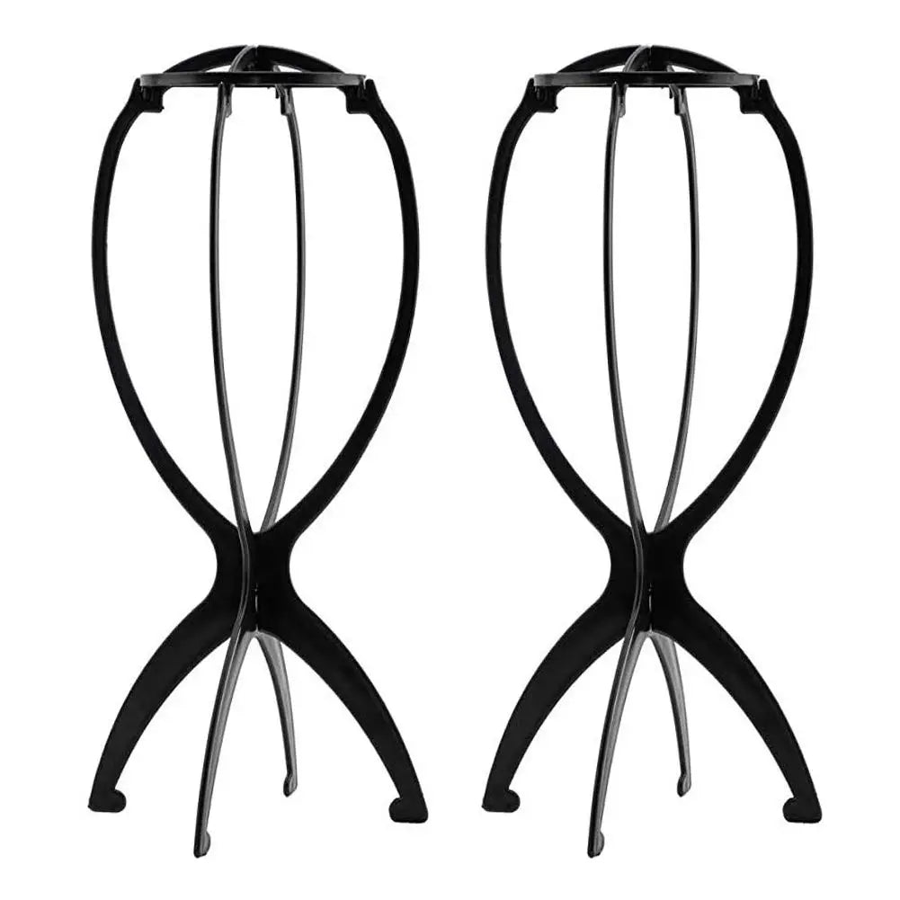 2-Piece Collapsible Wig Stand Set