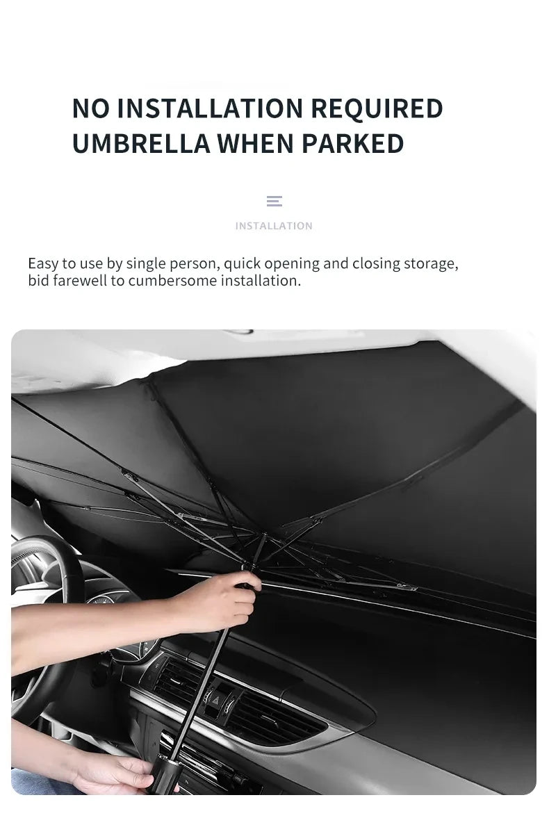 For Peugeot 206 207 208 301 307 308 408 508 607 2008 3008 4008 5008 GT RCZ Car Windshield Sun Shade UV Ray Reflector Umbrella