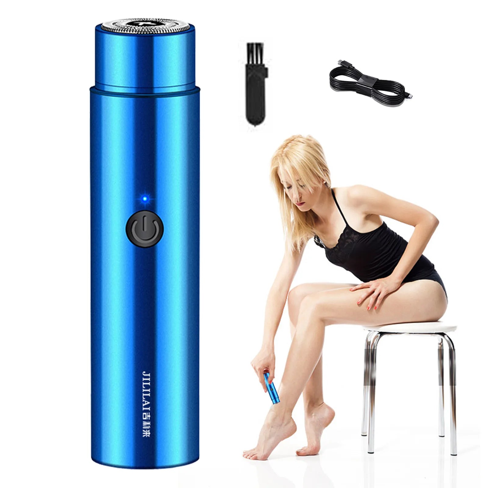 Electric Shavers For Men Rechargeable Electric Razor Trimmer Shaver Groomer Washable Compact Razor Hair Remover Shaver Bikini