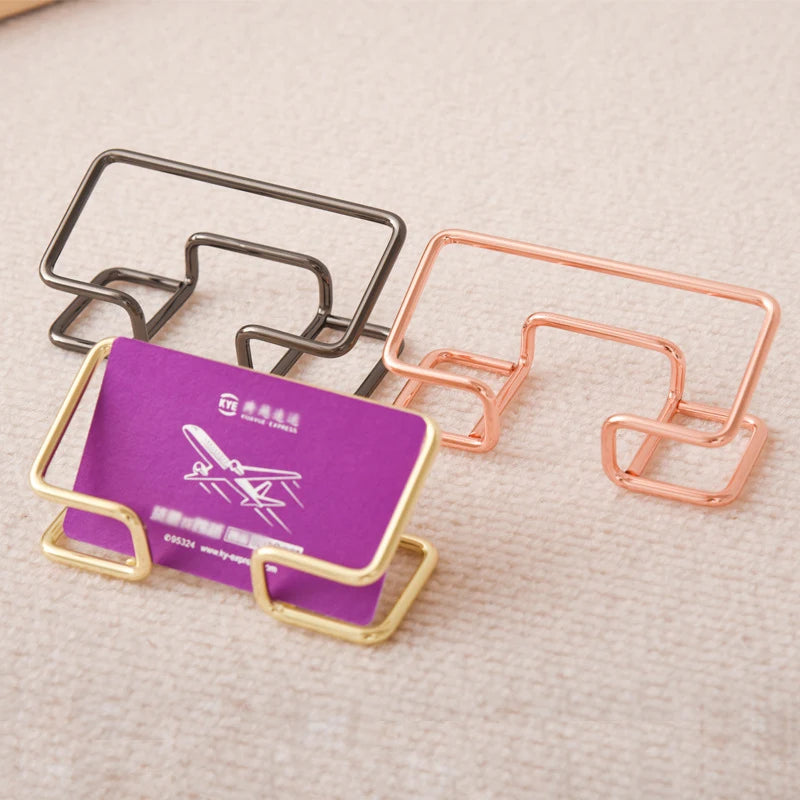 Business Card Holder Desk Bracket Cards Organizer Office Gift Display Holders Business Card Holder Desk Bracket Cards Organizer