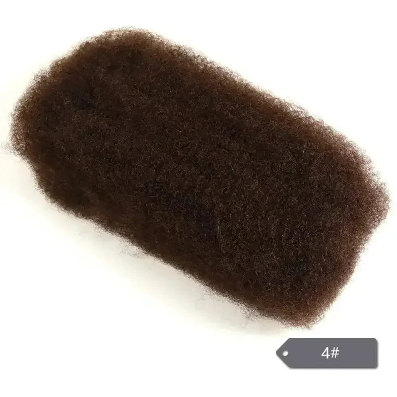 10inch Virgin Remy Hair Afro kinky Bulk Human Hair For Braiding Dreadlock Hair Brown Color 35g/Pc Extension BraidHair