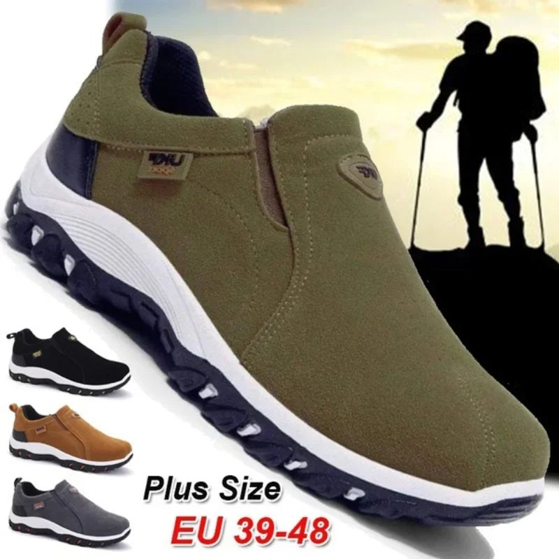Men's Large 38-48 Outdoor Hiking Camping Running Jogging Casual Sports Shoes Anti-slip and Breathable Sports Trainers Footwear