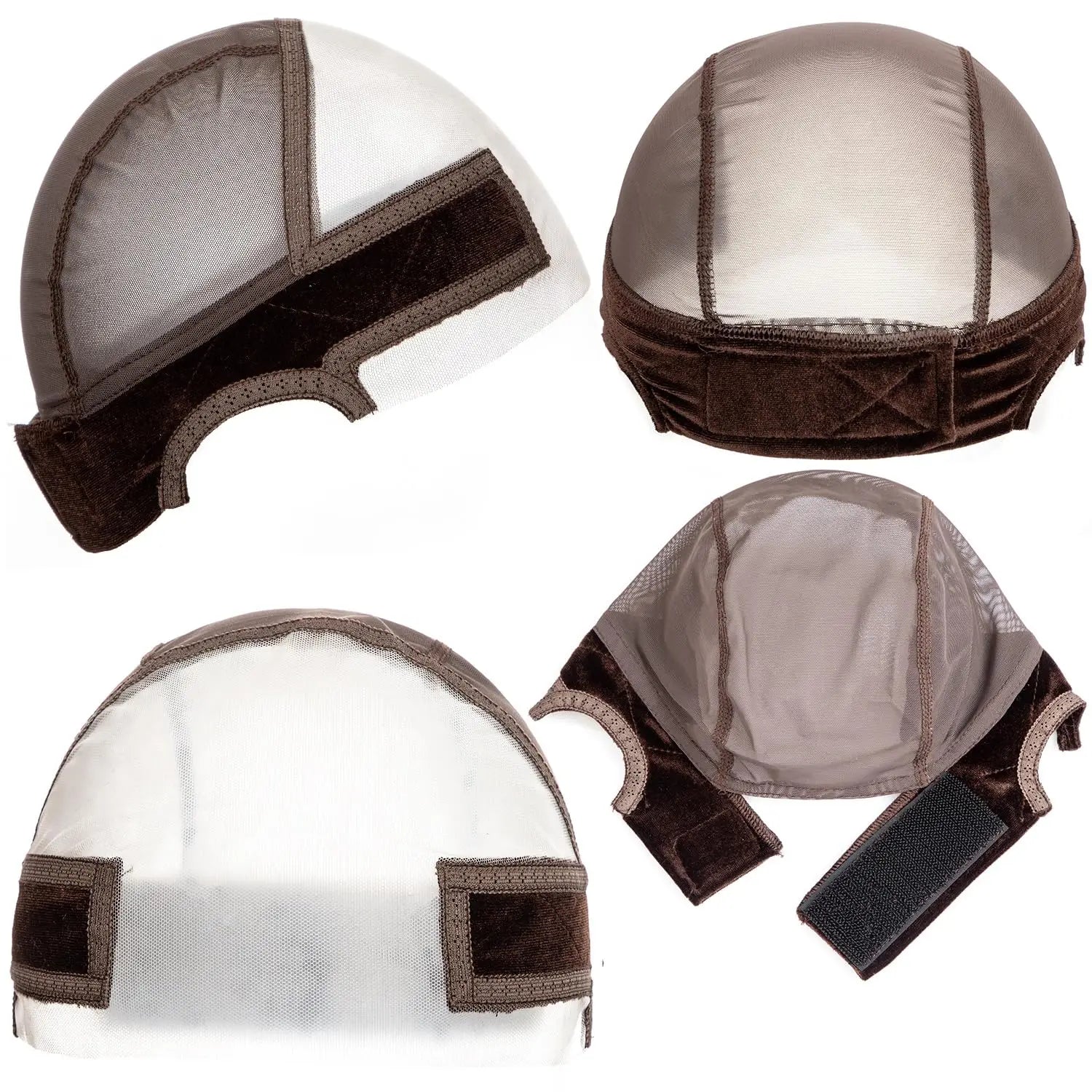 Lace Wig Grip Cap parykkfestebånd for Lace Front-parykker for å holde parykken på plass, justerbar parykkhette med festebånd, sklisikker lue