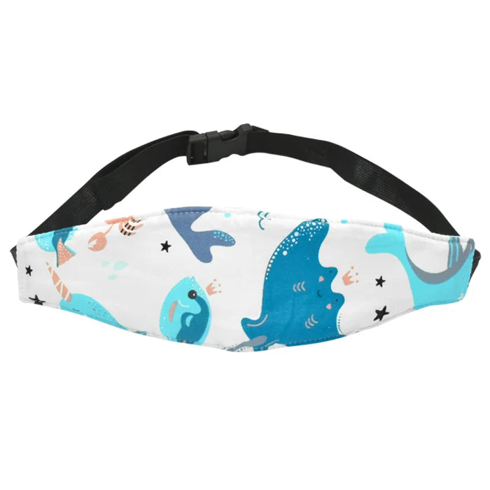 Baby Essentials Head Fixation Belt Carseat Head Support for Kids on Car Seat Pushcart Fixation Belt Adjustable Sleep Positioner