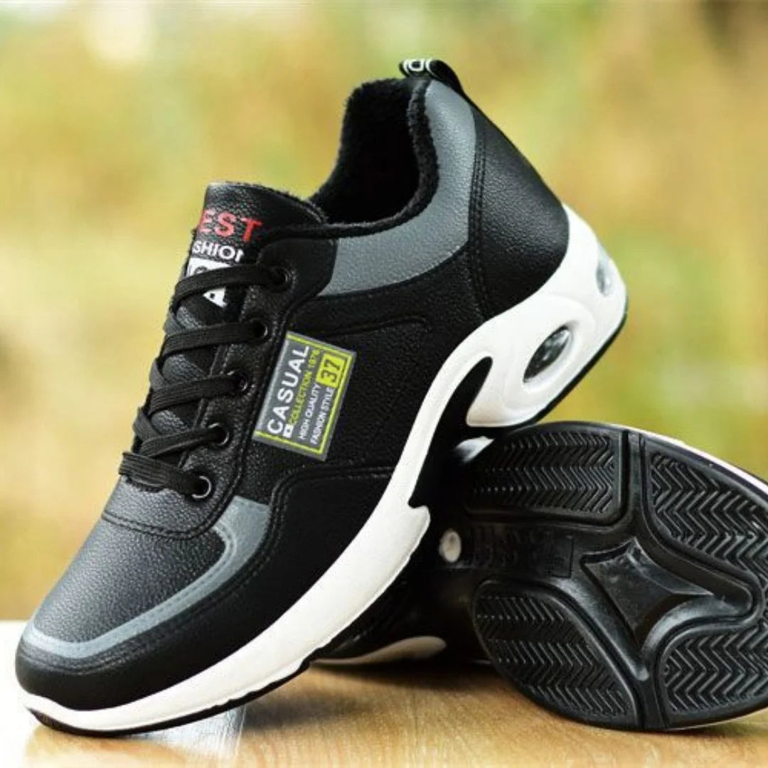 New spring trend sports men's shoes Lace-up thick sole casual breathable fashion shoes Large size Wear skid resistance