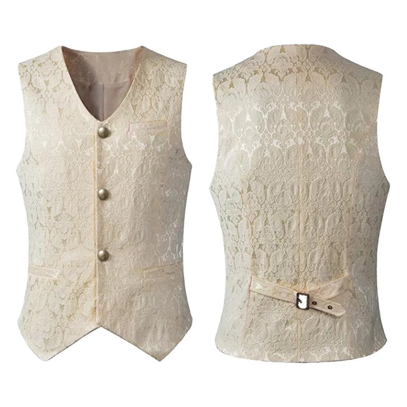 New Men's Clothing, Medieval Clothing, Retro Men's Short Vest Halloween Clothing