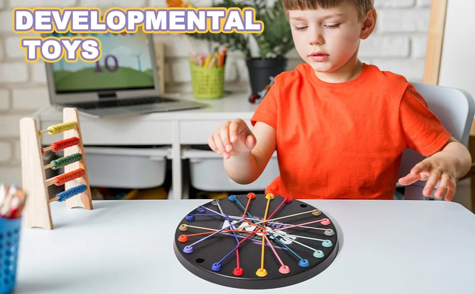 AIUAZA children's chain board game, unlock board games, party rope breaking challenge board games, parent-child interactive game
