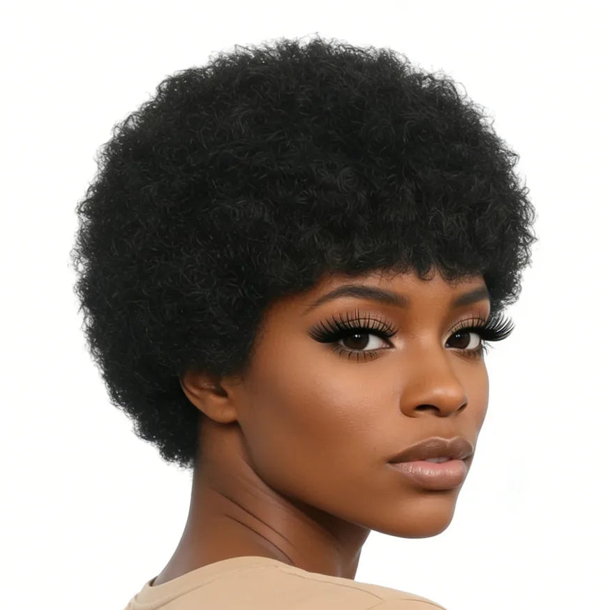 Black Pixie Wig