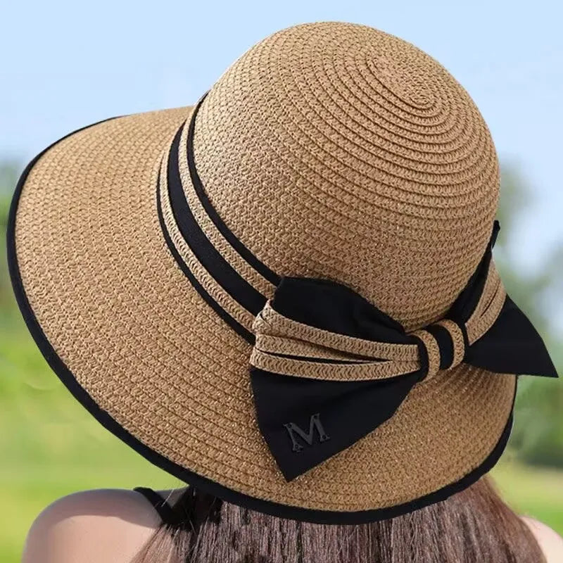 French Retro Straw Sun Hat