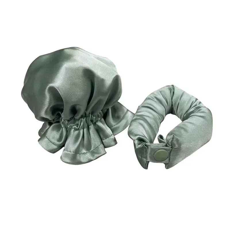 Heatless Curling Rod Headband Soft Hair Curlers No Heat Hair Rollers with Cap Silk Curls Lazy Sleeping Curler Hair Styling Tools
