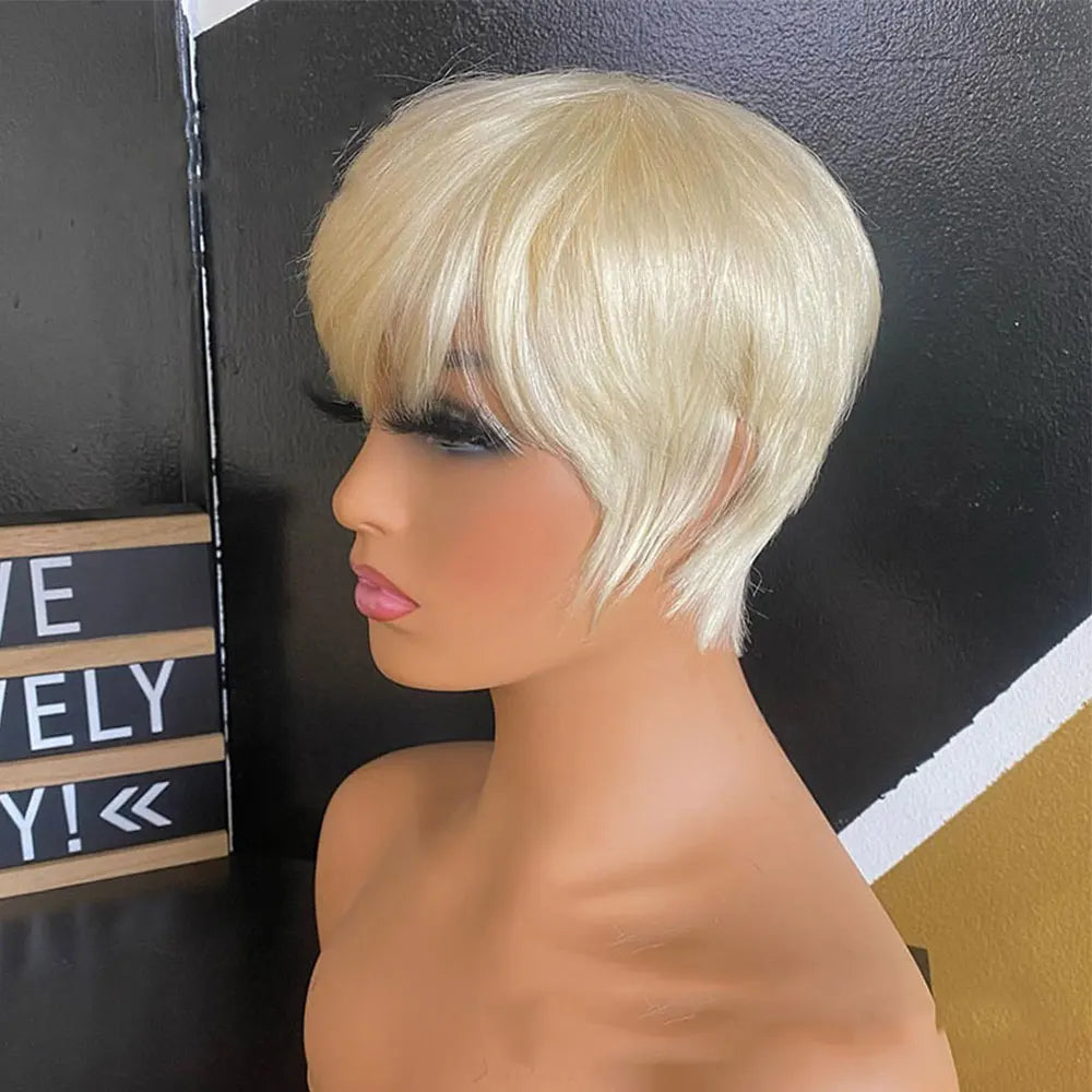 Peluca Pixie Rubia