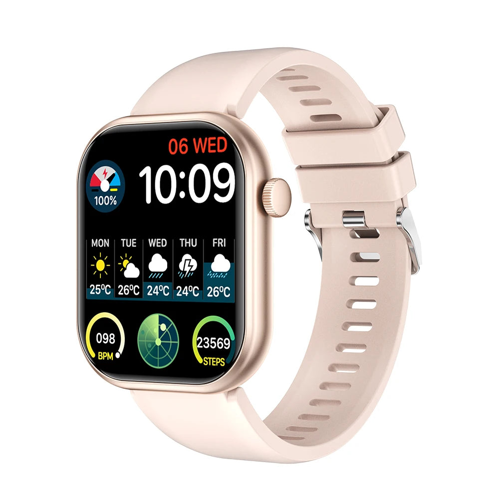 2025 New Smart Watch For Women Full Touch Screen Bluetooth Call Waterproof Sport Fitness Tracker Lady  Watches Smartwatch Men