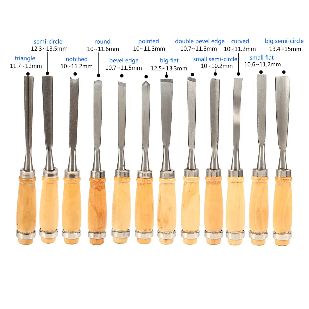 Wood Carving Tools Wood Hand Chisels Hand Chisels Wood Carving Hand Chisel Set Woodworking Professional Lathe Gouges Tools