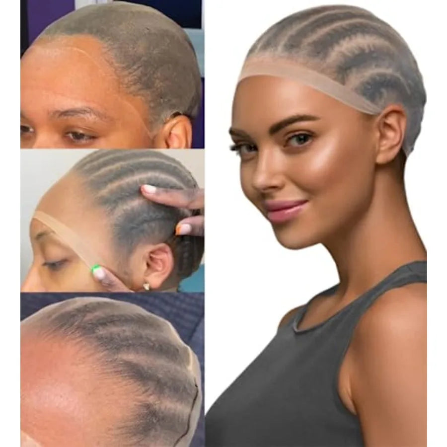 𝗜𝗻𝘀𝗤𝘂𝗲𝗲𝗻 HD Wig Caps for Women Thin and Transparent Wig Cap for Lace Front Wig Breathable High-Elastic Stretchy Stockin