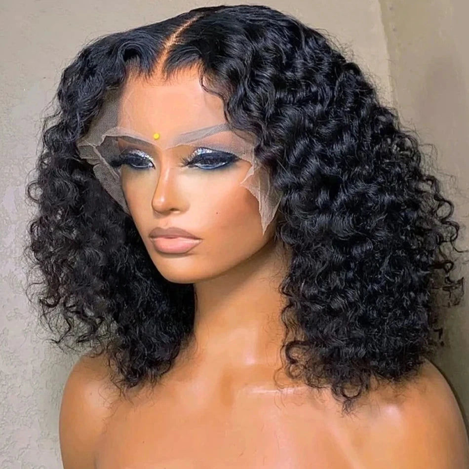 Glueless Deep Wave Bob Wig