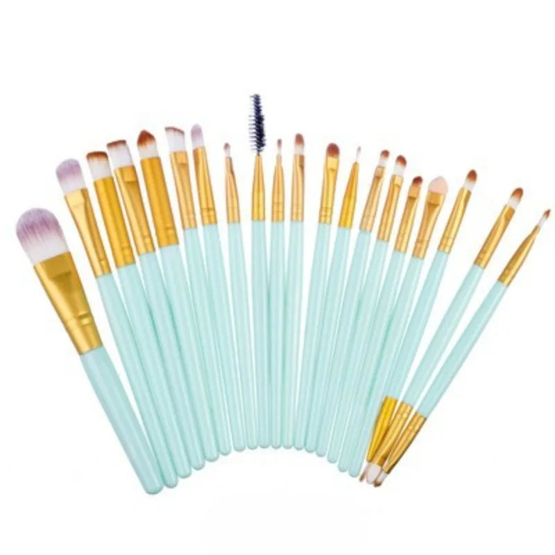 20-Piece Eye Brush Set – Complete Eyeshadow & Eyeliner Tools