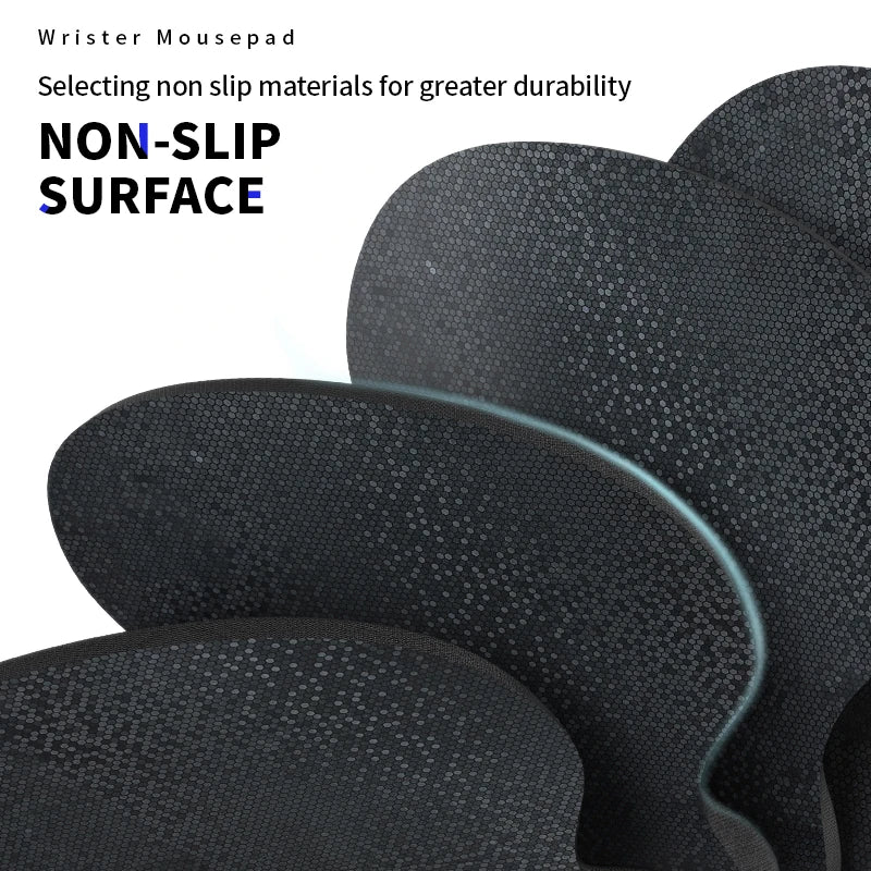 Comfortable Mouse Pad Wrist Rest，Ergonomic Mouse Pad Wrist Support , Relieve Wrist Pain Gel Mouse pad, Laptop, computer, office