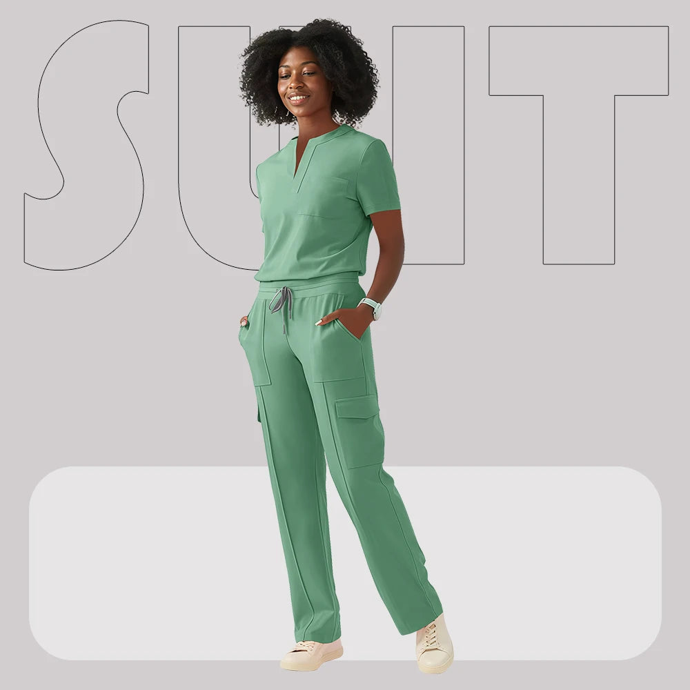New Dentist Work Clothes Woman Soft Medical Uniform Pet Store Work Wear Surgery Workwear Medical Doctor Nurse Surgical Uniforms