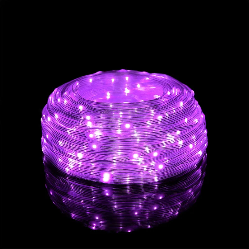 Christmas Decorations For Home Led Festoon Fairy Lights 20/50/100M EU/US Plug New Year 2025 Street Garland On The House