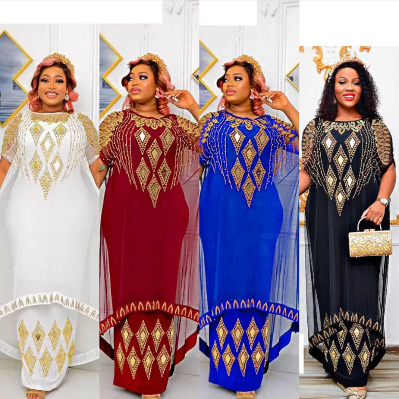 Customized African Dresses for Women Traditional Africa Clothes Dashiki Ankara Outfit Gown Kaftan Muslim Wedding Party Long Dres