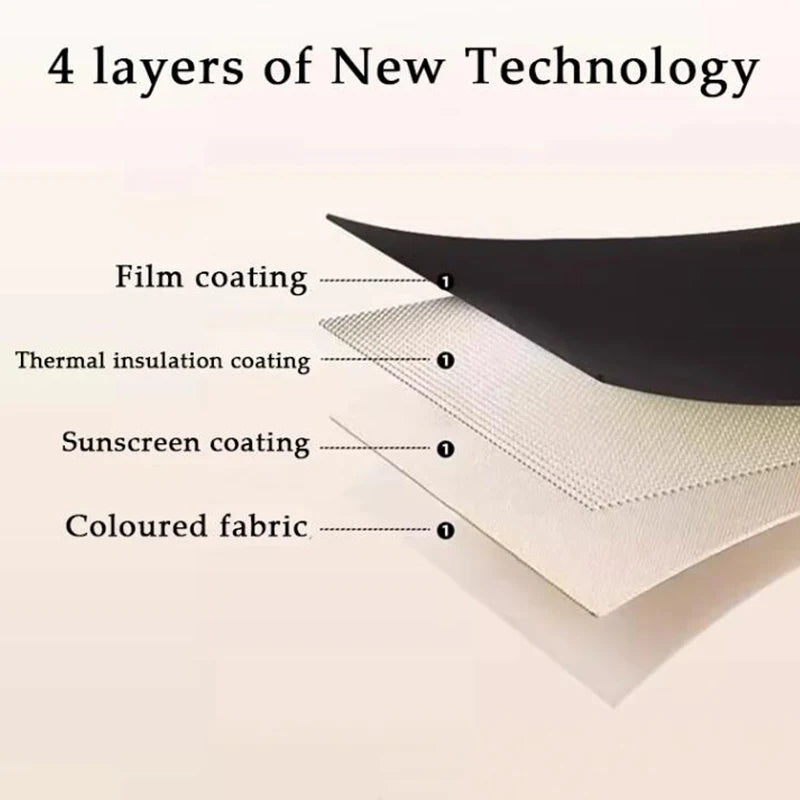 NUEVAS Cortinas Opacas Completas Bloqueo de Calor Protección Solar Salón Dormitorio Cortina de Gancho Persianas de Color Sólido Cortinas de Alto Sombreado