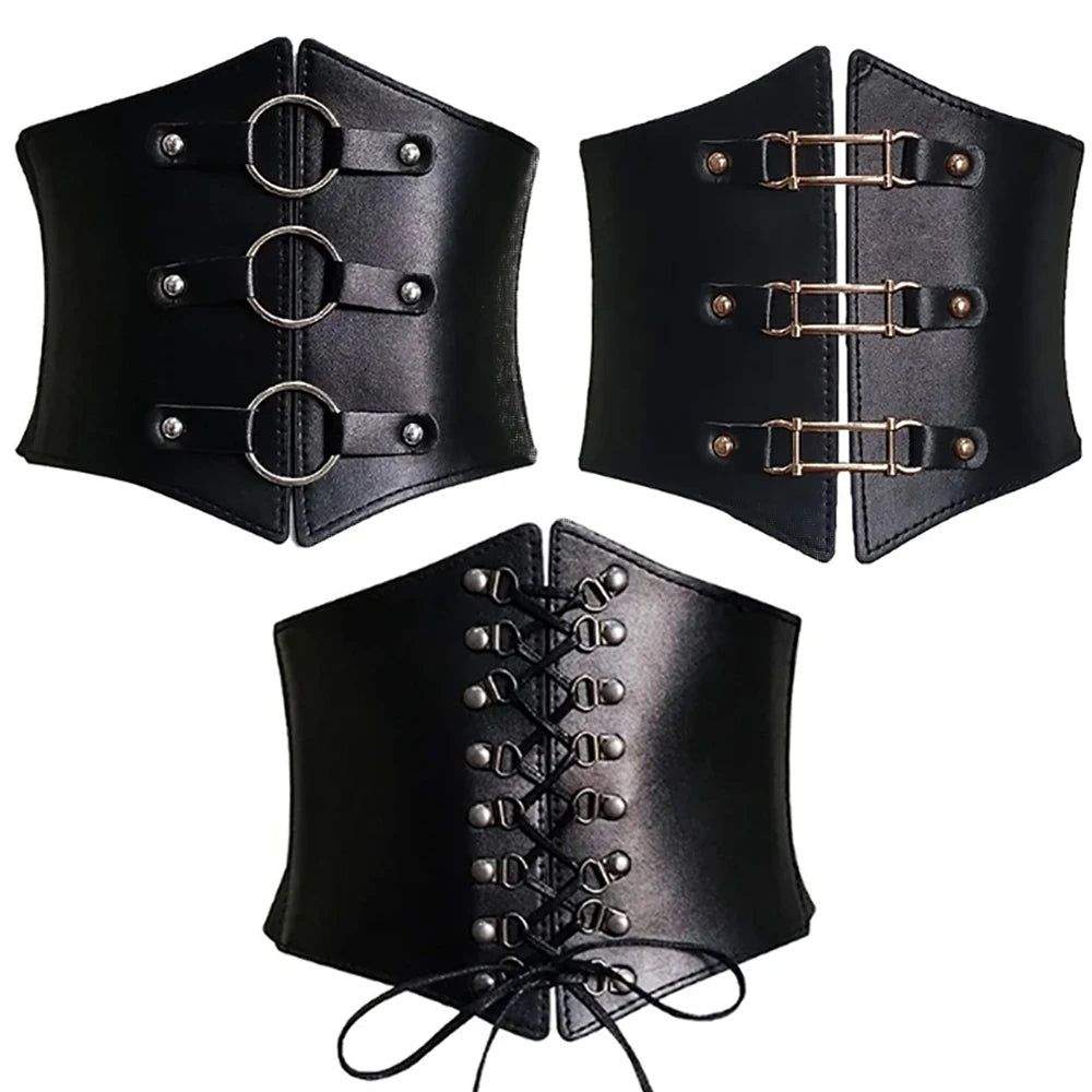 Retro Elastic Bow Corset Belt