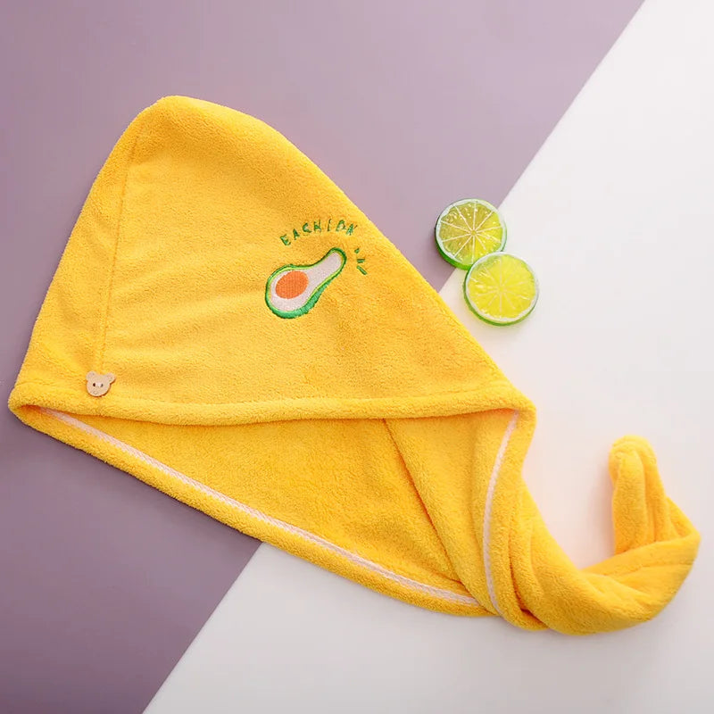 Dry Hair Cap Bath Cap with Water Absorption Fast Dry Hair Towel Being Soft without Falling Hair Super Strong Water Absorption