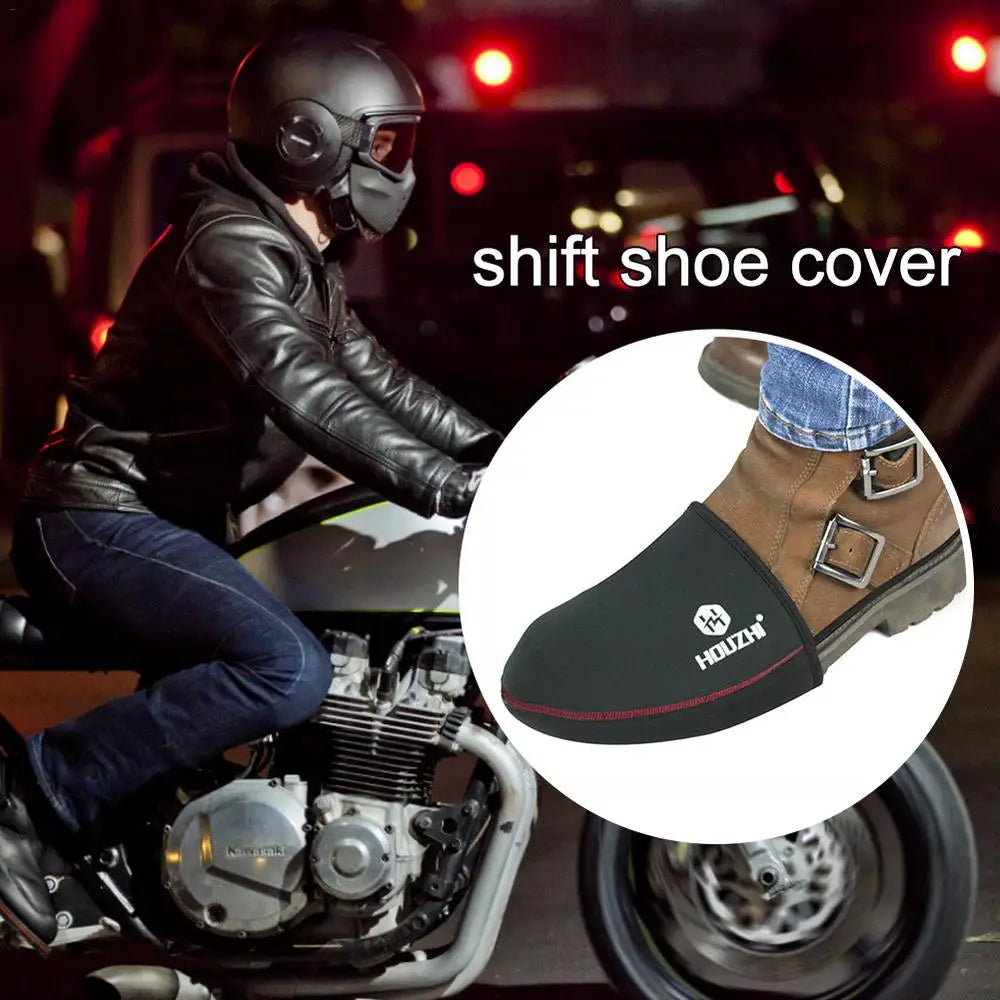 Motorcycle Shoe Protector Anti-slip Protective Gear Waterproof Cover Motorbike Shift Pad For Motorcycle Accessories