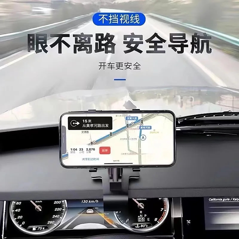 Car Cell Phone Holder Dashboard Car Clip Mount GPS Display Bracket Navigation Bracket Car Cell Phone Holder for Audi