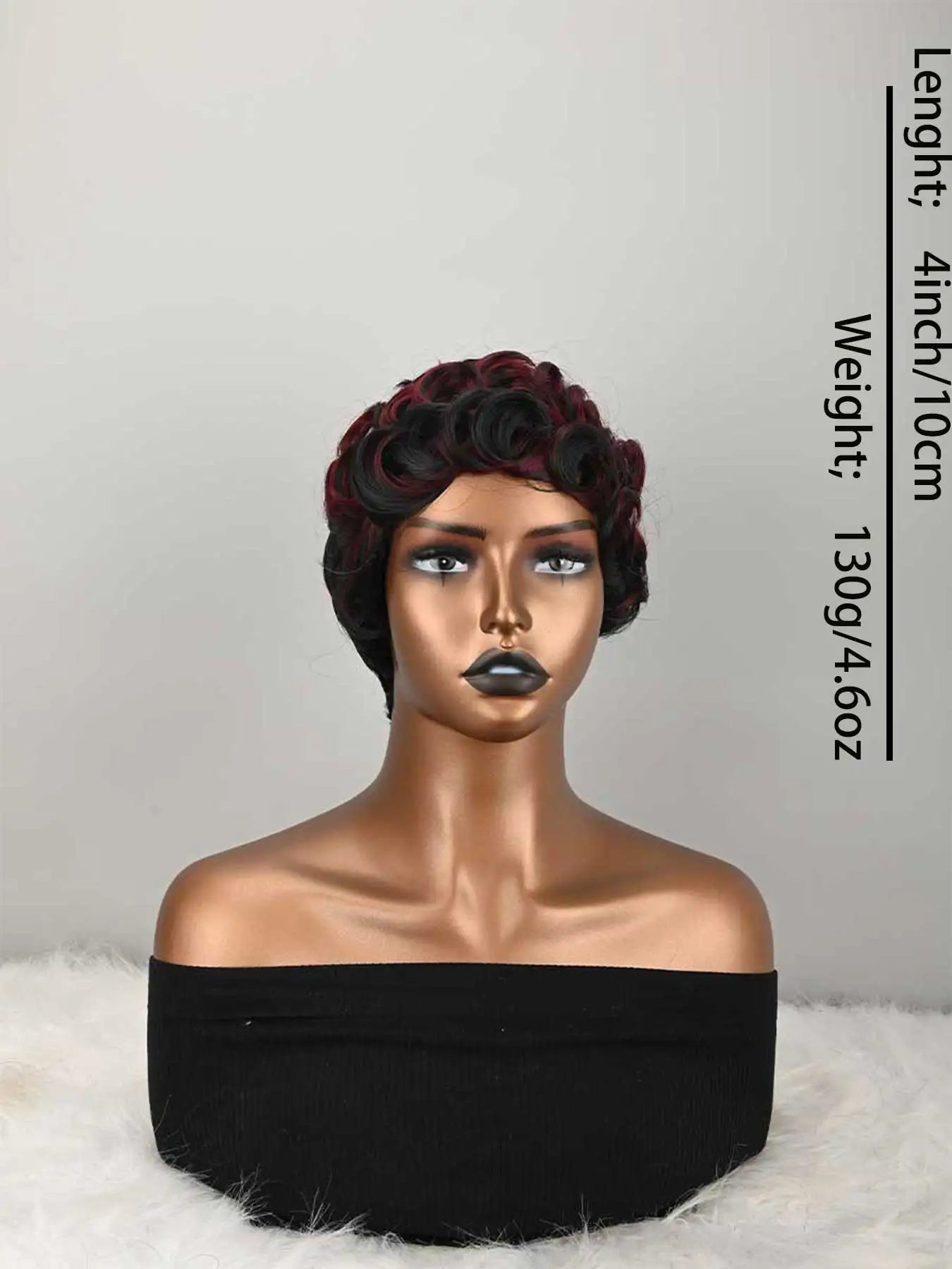 Short Pixie Wigs Short Curly Pixie Wigs Synthetic Wigs Natural Wavy Pixie Cut Wig Short Curly Layered Pixie Wig