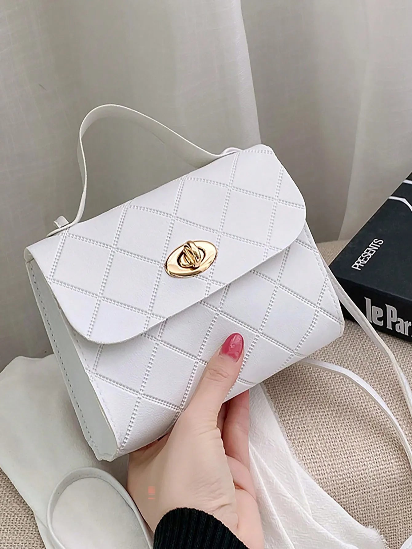 Quilted Mini Flap Bag