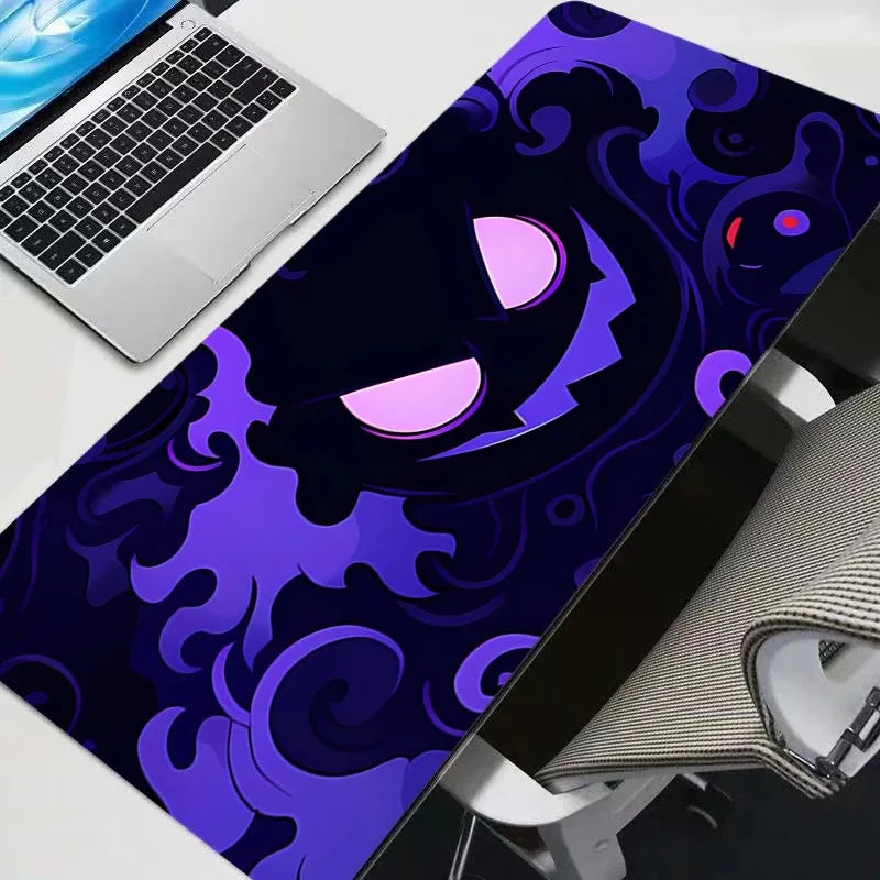 Large Gaming Mousepad P-pokemon Gengar Gifts Soft Mousepads  Desk Pads for PC Keyboard Mats Table Rug 900x400 Computer Mousepad