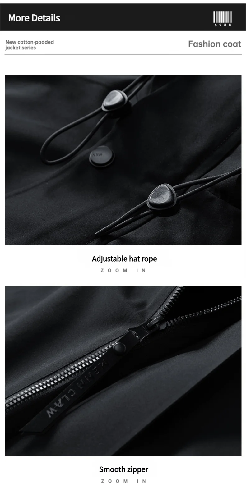 Men's three anti-punching jacket new jacket men's spring and fall fashion tide hooded workwear handsome casual versatile