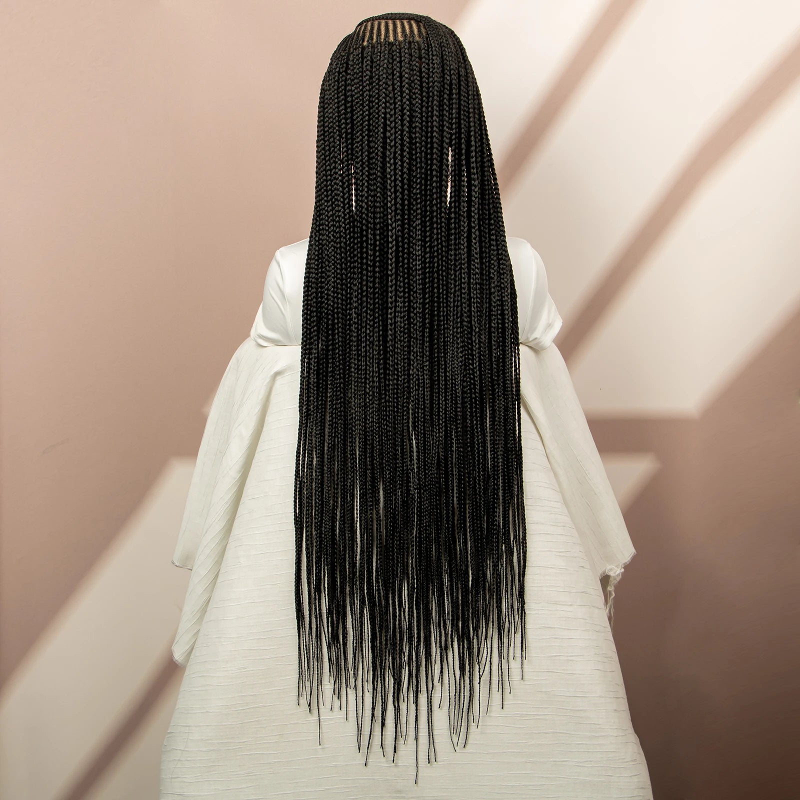 Conjunto de dos piezas de mujer con estampado de rayas africanas