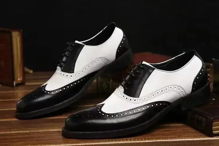 Designer's Classic Men's Formal Shoes, Lace Up Shoes, Plus Size Pointed Business Casual Comfortable Men's Wedding Formal Shoes
