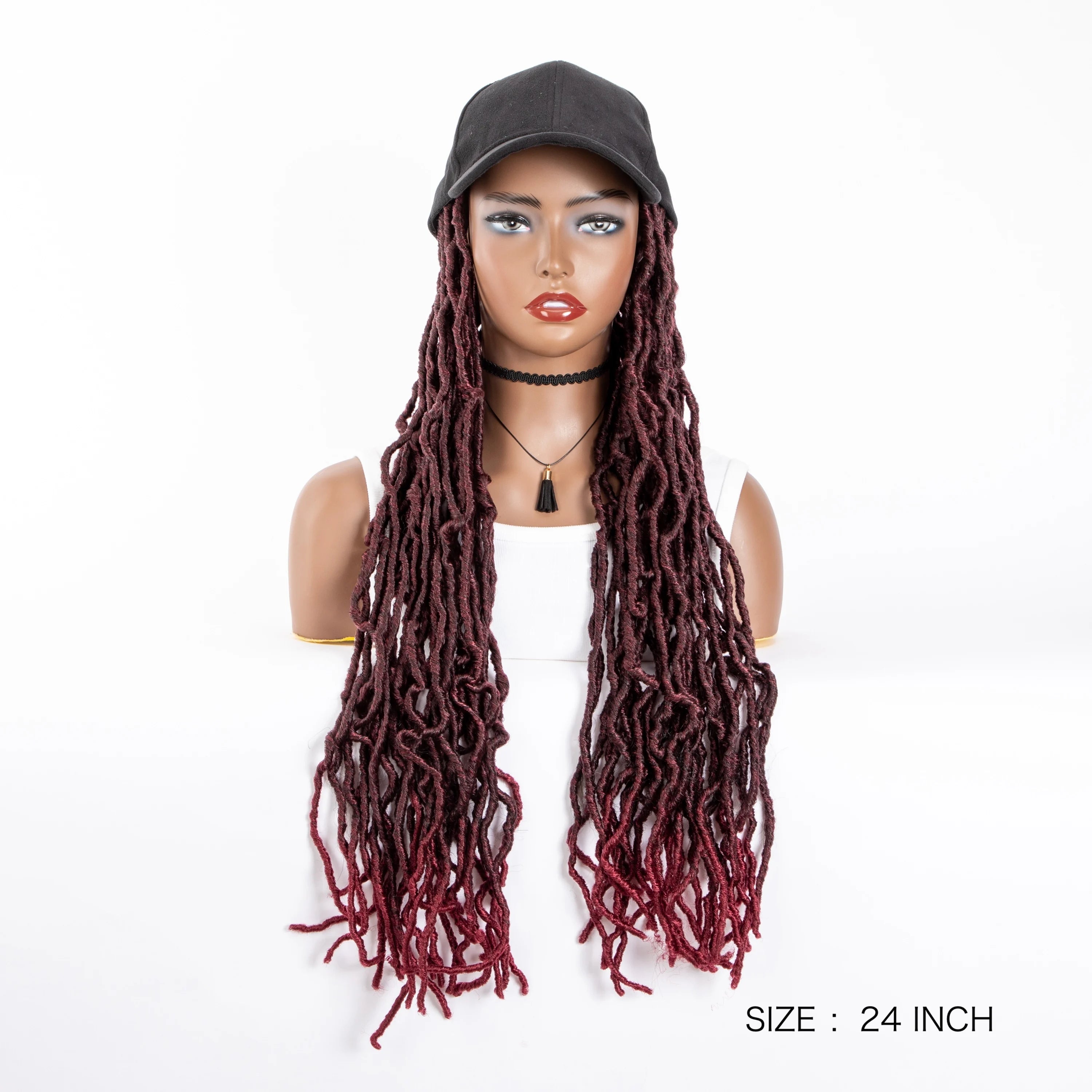 Peluca con diadema Ombre Twist