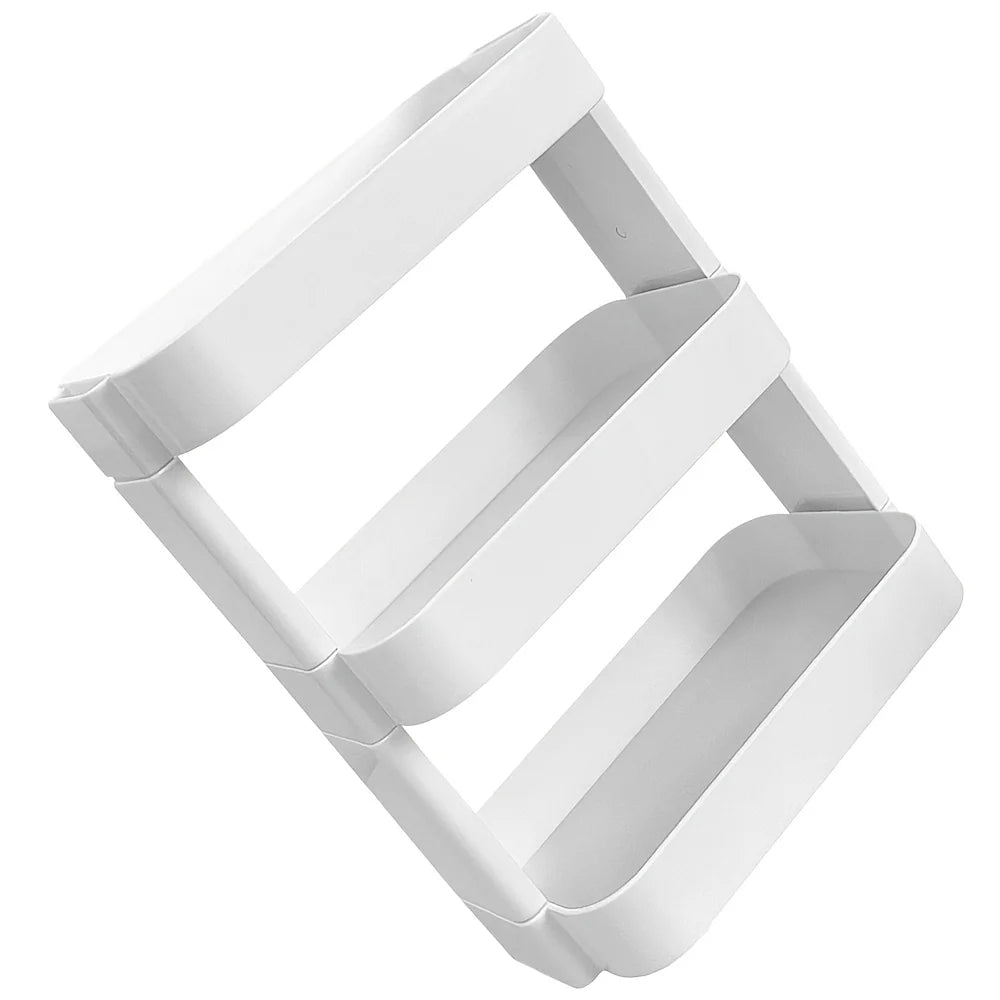 3-Tier Desktop Organizer - Space-Saving Storage for Office, Study & Bedroom - Removable Shelf for Makeup and Cosmetics