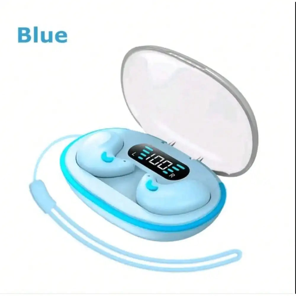 X55Pro Sleeping Bluetooth Earbuds Wireless Bluetooth Earphones Waterproof Hi-Fi Stereo Earpods with Mic apply to smartphones