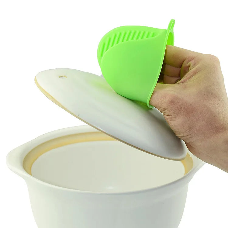 1Pc Oven Mitts Silicone Heat Resistant Pinch Mitts Cooking Pinch Grips Pot Holder and Potholder for Kitchen