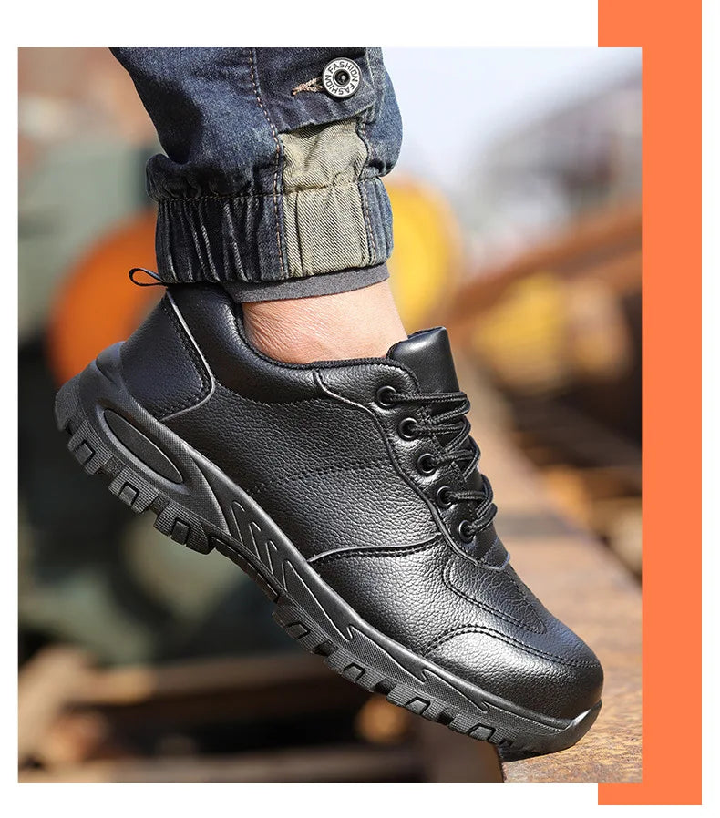 Safety Shoes Men Work Shoes Lightweight Steel Toe Sneakers Free Shipping Industrial Protection for the Feet Waterproof Boots