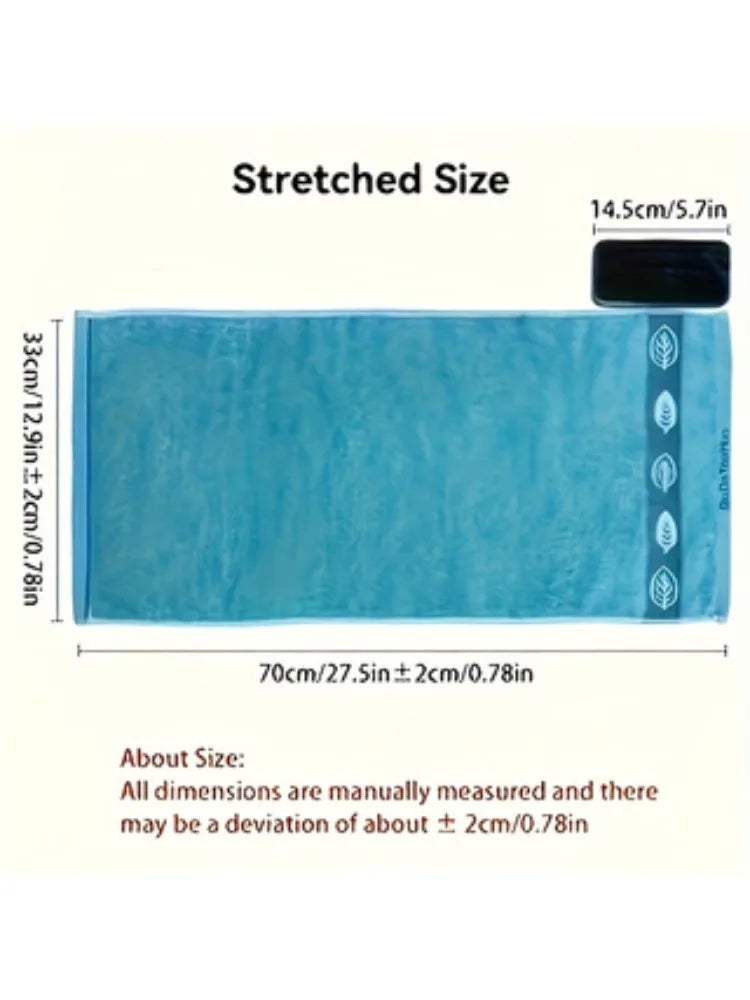 3 pieces 13*28.3in luxury soft absorbent towel, quick drying, lightweight and portable, machine wash can reduce hair, suitable for, swimming and outdoor exploration, Christmas, holiday gift